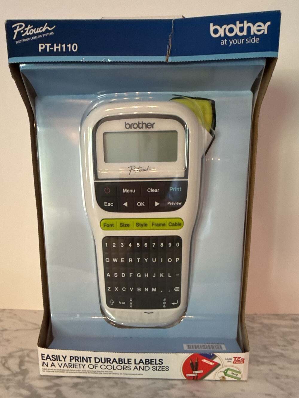 Brother P-Touch PT-H110 Easy Handheld Portable Label Maker